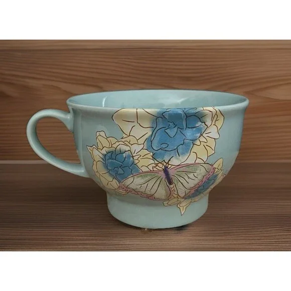 Disney Store Cinderella Butterfly 14oz Coffee Tea Soup Cup Mug - Picture 6 of 8